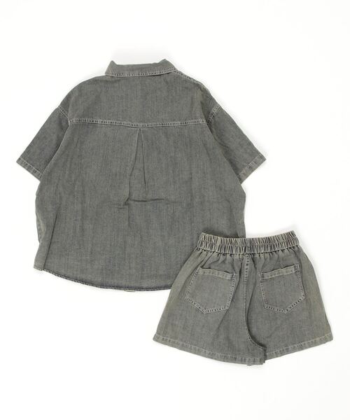 LETee(レティー)の「デニムサマージャケット&ショートパンツ セットアップ(セットアップ・レディース・ブルー/サックスブルー・FREE)」の16枚目の写真