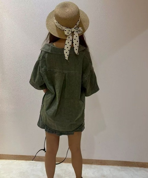 LETee(レティー)の「デニムサマージャケット&ショートパンツ セットアップ(セットアップ・レディース・ブルー/サックスブルー・FREE)」の8枚目の写真