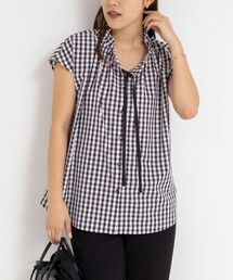 NOLLEY’S | 衿フリルショートスリーブシャツ(シャツ/ブラウス)