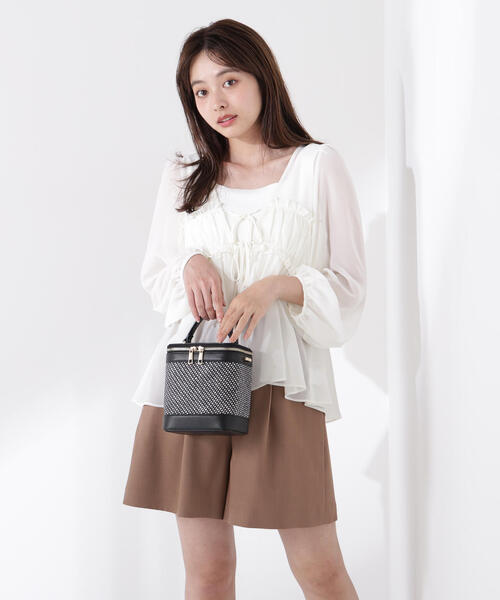 PROPORTION BODY DRESSING（プロポーションボディドレッシング）の「タックショートパンツ / 1215230701（その他パンツ・レディース・ダークグレー/ベージュ系その他・SMALL/MEDIUM）」の17枚目の写真