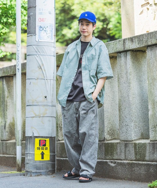 セール】カラミストライプシャツ（シャツ/ブラウス）｜niko and