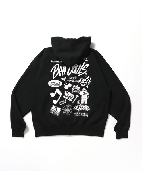 BEN DAVIS（ベンデイビス）】 SELECTION ZIP HOODIE /パーカー ジップ