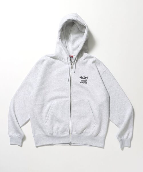 BEN DAVIS（ベンデイビス）の「【BEN DAVIS（ベンデイビス）】 SELECTION ZIP HOODIE /パーカー ジップパーカー ダブルジップ 短丈 刺繍 プリント（パーカー・メンズ・アッシュグレー/ブラック/ピンク系その他2・MEDIUM/LARGE/X-LARGE）」の18枚目の写真
