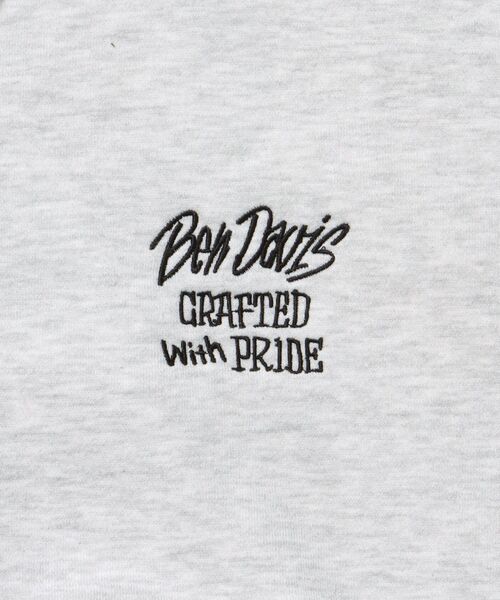 BEN DAVIS（ベンデイビス）の「【BEN DAVIS（ベンデイビス）】 SELECTION ZIP HOODIE /パーカー ジップパーカー ダブルジップ 短丈 刺繍 プリント（パーカー・メンズ・アッシュグレー/ブラック/ピンク系その他2・MEDIUM/LARGE/X-LARGE）」の19枚目の写真