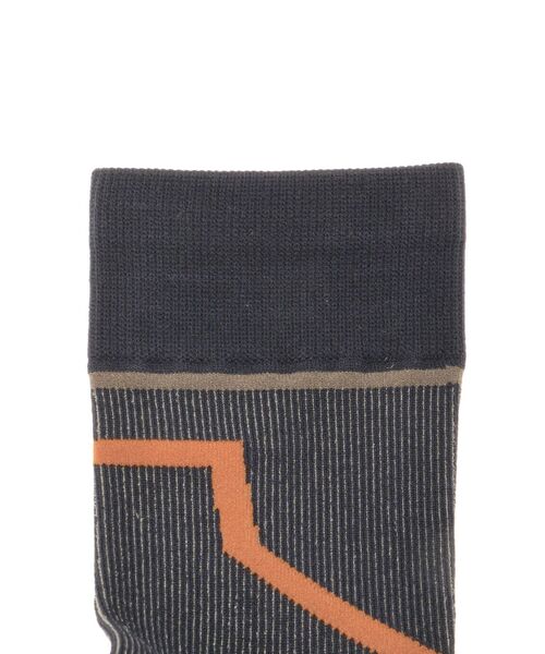 UN3D.(アンスリード)の「GEOMETRY LINE SOCKS / ジオメトリーラインソックス(ソックス/靴下・レディース・グレー/ブラック/ネイビー・FREE)」の14枚目の写真