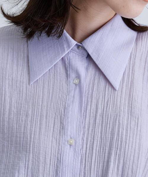 GALLEST（ギャレスト）の「バルーンフォルムブラウス（シャツ/ブラウス・レディース・パープル/ブラック/ホワイト・38）」の10枚目の写真