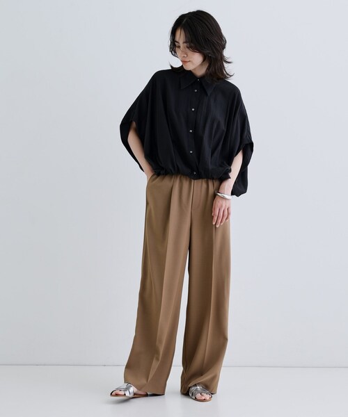 GALLEST（ギャレスト）の「バルーンフォルムブラウス（シャツ/ブラウス・レディース・パープル/ブラック/ホワイト・38）」の11枚目の写真