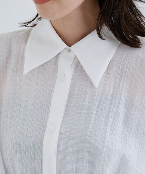 GALLEST（ギャレスト）の「バルーンフォルムブラウス（シャツ/ブラウス・レディース・パープル/ブラック/ホワイト・38）」の21枚目の写真