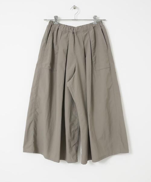 EKAL（エカル）の「『UR TECH』 ナイロンタッサーワイドパンツ（その他パンツ・レディース・ベージュ系その他/ブラック系その他・ONE）」の17枚目の写真