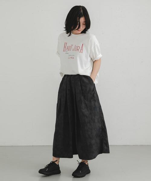 EKAL（エカル）の「『UR TECH』 ナイロンタッサーワイドパンツ（その他パンツ・レディース・ベージュ系その他/ブラック系その他・ONE）」の3枚目の写真