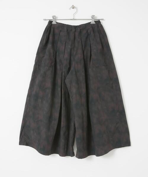 EKAL（エカル）の「『UR TECH』 ナイロンタッサーワイドパンツ（その他パンツ・レディース・ベージュ系その他/ブラック系その他・ONE）」の9枚目の写真