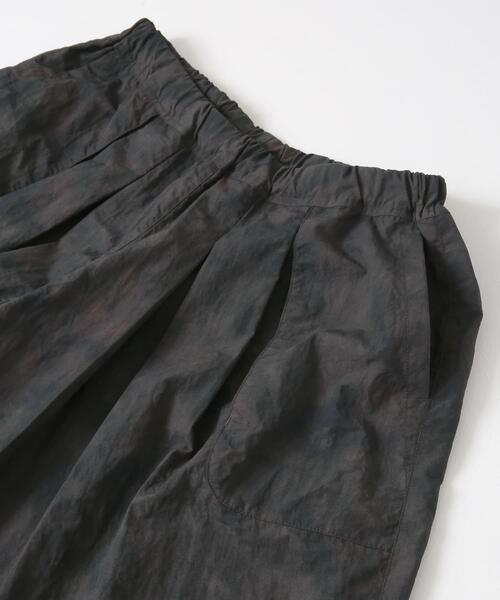 EKAL（エカル）の「『UR TECH』 ナイロンタッサーワイドパンツ（その他パンツ・レディース・ベージュ系その他/ブラック系その他・ONE）」の8枚目の写真