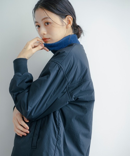 B:MING by BEAMS(ビーミングバイビームス)の「WOOLUP 中綿 ブルゾン(ブルゾン・レディース・ブラック/ブラウン系その他・SMALL/MEDIUM)」の2枚目の写真