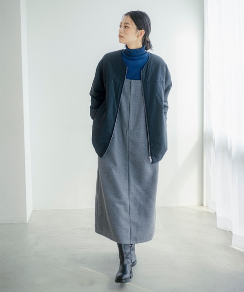 B:MING by BEAMS(ビーミングバイビームス)の「WOOLUP 中綿 ブルゾン(ブルゾン・レディース・ブラック/ブラウン系その他・SMALL/MEDIUM)」の6枚目の写真