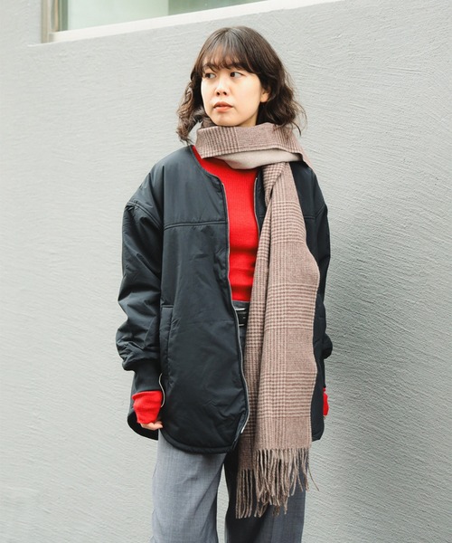 B:MING by BEAMS(ビーミングバイビームス)の「WOOLUP 中綿 ブルゾン(ブルゾン・レディース・ブラック/ブラウン系その他・SMALL/MEDIUM)」の5枚目の写真