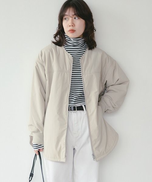 B:MING by BEAMS(ビーミングバイビームス)の「WOOLUP 中綿 ブルゾン(ブルゾン・レディース・ブラック/ブラウン系その他・SMALL/MEDIUM)」の10枚目の写真