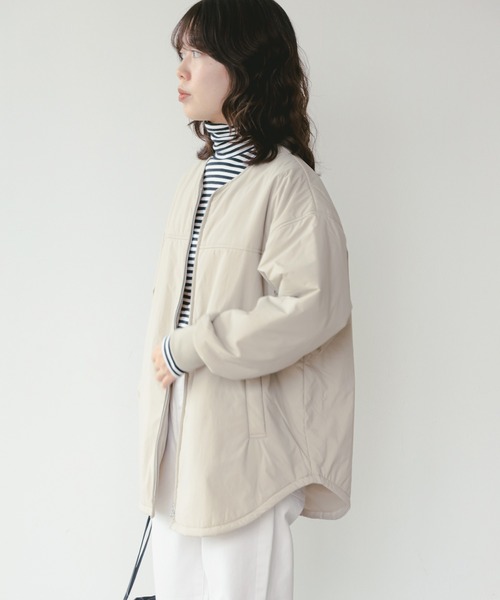 B:MING by BEAMS(ビーミングバイビームス)の「WOOLUP 中綿 ブルゾン(ブルゾン・レディース・ブラック/ブラウン系その他・SMALL/MEDIUM)」の9枚目の写真