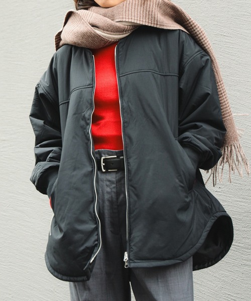 B:MING by BEAMS(ビーミングバイビームス)の「WOOLUP 中綿 ブルゾン(ブルゾン・レディース・ブラック/ブラウン系その他・SMALL/MEDIUM)」の13枚目の写真