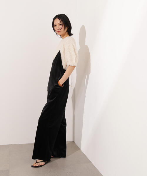 N.（N. Natural Beauty Basic）（エヌエヌナチュラルビューティーベーシック）の「カーリーフォルムトップス（Tシャツ/カットソー・レディース・オフホワイト/ピンク/ブラック・MEDIUM）」の12枚目の写真