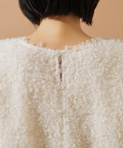 N.（N. Natural Beauty Basic）（エヌエヌナチュラルビューティーベーシック）の「カーリーフォルムトップス（Tシャツ/カットソー・レディース・オフホワイト/ピンク/ブラック・MEDIUM）」の5枚目の写真