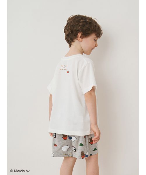 ジェラートピケ　接触冷感　ミッフィーワンポイントTシャツ 接触冷感】あざらしワンポイントTシャツ(カットソー・Tシャツ