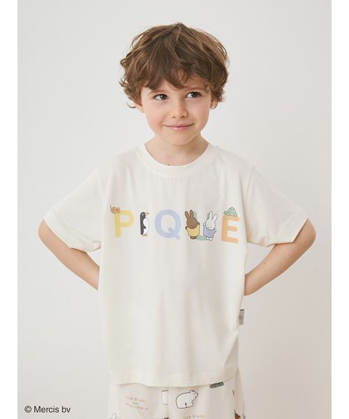 接触冷感　Dick Bruna ワンポイントTシャツ&ショートパンツ gelato pique｜【Dick Bruna】【接触冷感】ワンポイントTシャツ