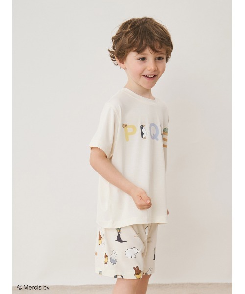 Dick Bruna 接触冷感ワンポイントTシャツ　ジェラートピケ　ミッフィー Dick Bruna】【KIDS】【接触冷感】ワンポイントTシャツ