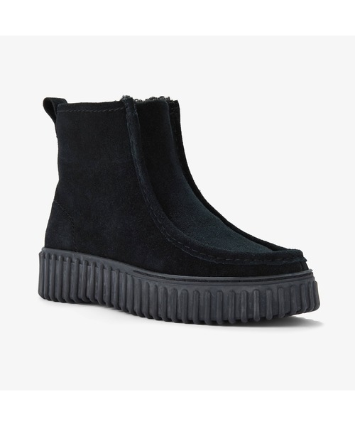 Clarks(クラークス)の「Torhill Cozy / トーヒルコージー(ブラックラインドスエード)(ブーツ・レディース・ブラック・UK3/UK3.5/UK4/UK4.5/UK5/UK5.5/UK6)」の4枚目の写真
