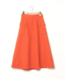 パールスカート オレンジ 25SS】WOMEN ハイパワーストレッチジャージー スカート オレンジ
