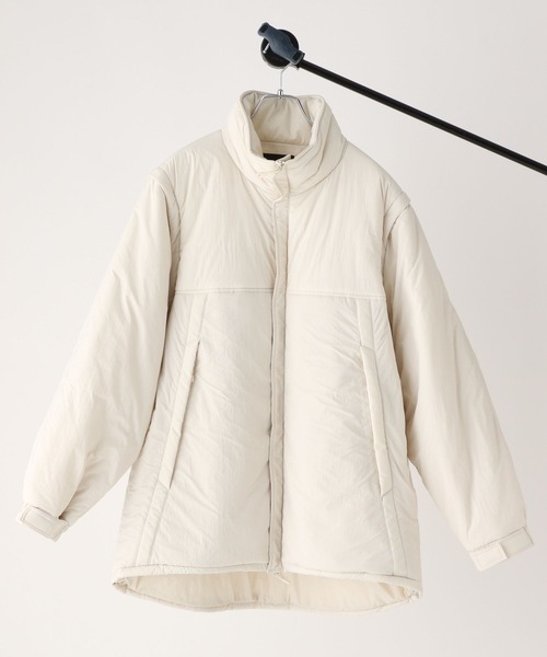 GLOBAL WORK（グローバルワーク）の「ライトウォーム2WAYブルゾン/451312（ブルゾン・メンズ・アイボリー/ブラック・SMALL/MEDIUM/LARGE）」の3枚目の写真