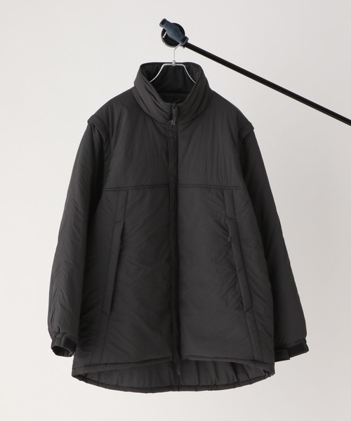 GLOBAL WORK（グローバルワーク）の「ライトウォーム2WAYブルゾン/451312（ブルゾン・メンズ・アイボリー/ブラック・SMALL/MEDIUM/LARGE）」の5枚目の写真