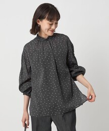 green label relaxingグリーンレーベルフリルグレートップス M green label relaxingグリーンレーベルフリルグレートップス M