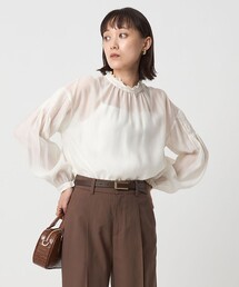 【値下げ】グリーンレーベルブラウス セール】ソモウライク ポケット ショートスリーブ ブラウス