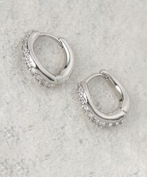 ワンタッチ キラビジューピアス