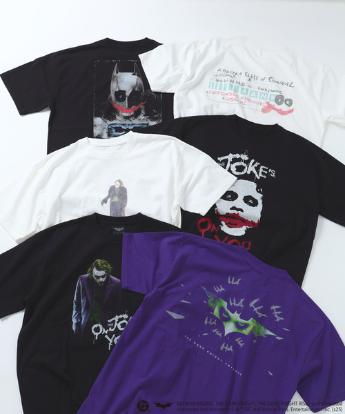 JOURNAL STANDARD（ジャーナルスタンダード）の「THE DARK KNIGHT / ダークナイト プリント 半袖 Tシャツ（Tシャツ/カットソー・メンズ・ブラックミックス/ブラック系その他/ブラック/ホワイト系その他/ホワイト/パープル・SMALL/LARGE/MEDIUM）」の14枚目の写真