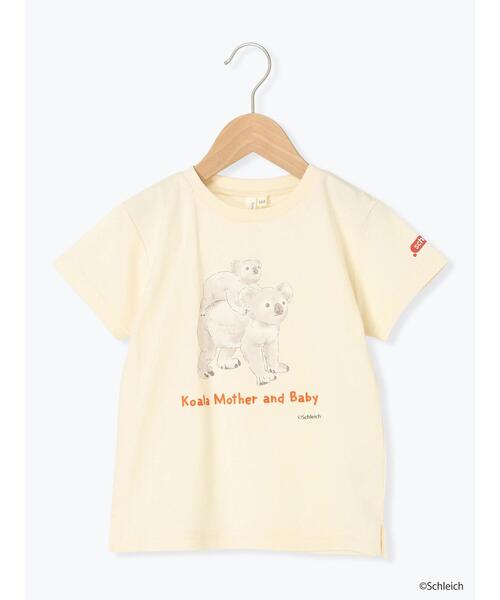 Samansa Mos2 Lagom（サマンサモスモスラーゴム）の「【schleich】アニマル親子プリントT（Tシャツ/カットソー・キッズ・キナリ/ピンク・130/95/120/110/100）」の7枚目の写真