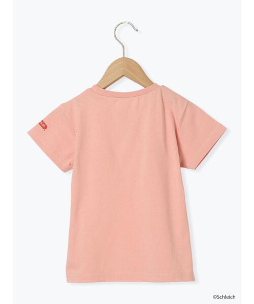 Samansa Mos2 Lagom（サマンサモスモスラーゴム）の「【schleich】アニマル親子プリントT（Tシャツ/カットソー・キッズ・キナリ/ピンク・130/95/120/110/100）」の8枚目の写真