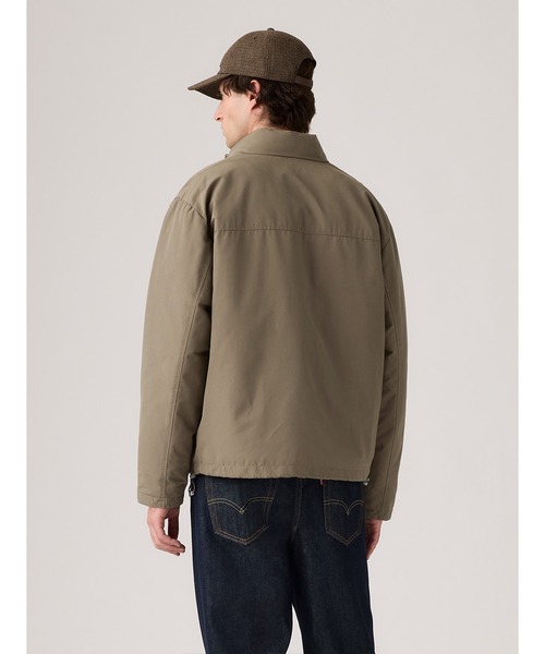 セール】BRIGGS ショートパファージャケット カーキ（ブルゾン