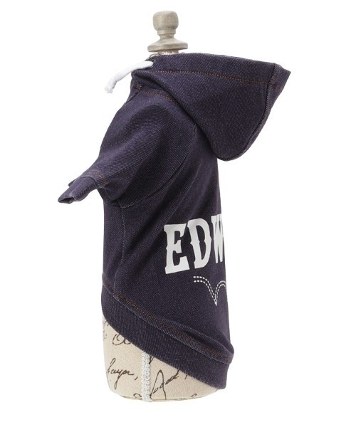 EDWIN(エドウィン)の「EDWIN/デニムライクパーカー25a(ペットウェア・メンズ・ネイビー/ブルー・XS/S/M/L/2L/3L)」の7枚目の写真