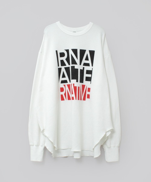 RNA(アールエヌエー)の「M2509 ALTERNATIVEワッフルロンT(Tシャツ/カットソー・レディース・ホワイト/カーキ/杢グレー・MEDIUM)」の6枚目の写真