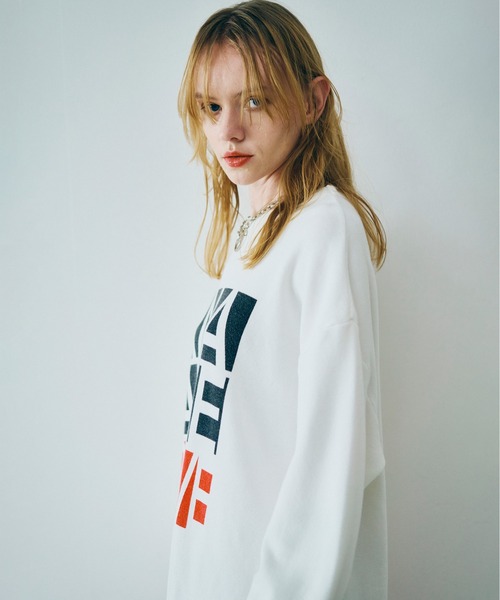 RNA(アールエヌエー)の「M2509 ALTERNATIVEワッフルロンT(Tシャツ/カットソー・レディース・ホワイト/カーキ/杢グレー・MEDIUM)」の22枚目の写真