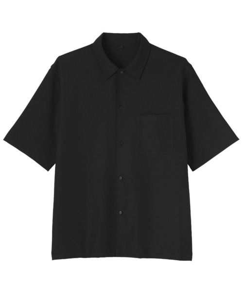 無印良品(ムジルシリョウヒン)の「紳士 風を通す ストレッチ 五分袖シャツ(シャツ/ブラウス・メンズ・ブラック/ダークネイビー/グレー系・XL/S/M/L)」の5枚目の写真