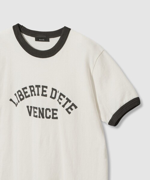 allureville（アルアバイル）の「ヴィンテージライクリンガーＴシャツ（Tシャツ/カットソー・レディース・ブラック/ネイビー・2）」の7枚目の写真