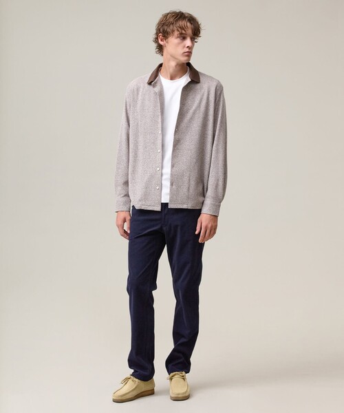 J.PRESS（ジェイプレス）の「【KANEMASA JERSEY】ツイステッドスムース ポロシャツ（シャツ/ブラウス・メンズ・ブラウン系/ネイビー系・MEDIUM/X-LARGE/LARGE）」の4枚目の写真