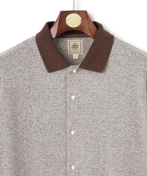 J.PRESS（ジェイプレス）の「【KANEMASA JERSEY】ツイステッドスムース ポロシャツ（シャツ/ブラウス・メンズ・ブラウン系/ネイビー系・MEDIUM/X-LARGE/LARGE）」の8枚目の写真