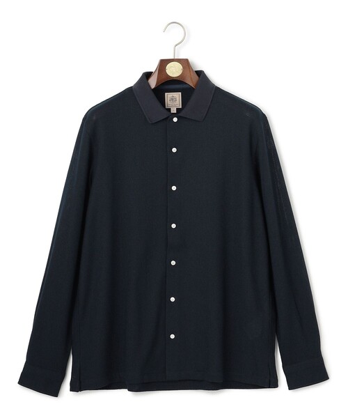 J.PRESS（ジェイプレス）の「【KANEMASA JERSEY】ツイステッドスムース ポロシャツ（シャツ/ブラウス・メンズ・ブラウン系/ネイビー系・MEDIUM/X-LARGE/LARGE）」の14枚目の写真
