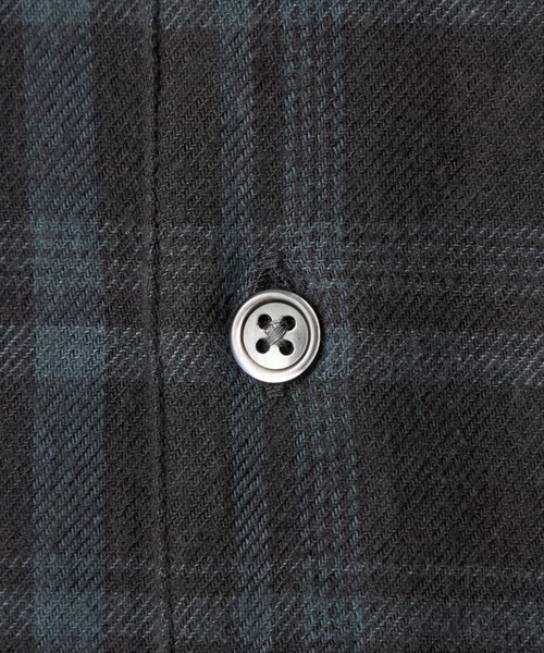 Steven Alan（スティーブンアラン）の「＜Steven Alan＞ ネル マドラスチェック オープンカラー シャツ BOX（シャツ/ブラウス・メンズ・グレー/ダークグレー・S/M/L/XL）」の22枚目の写真