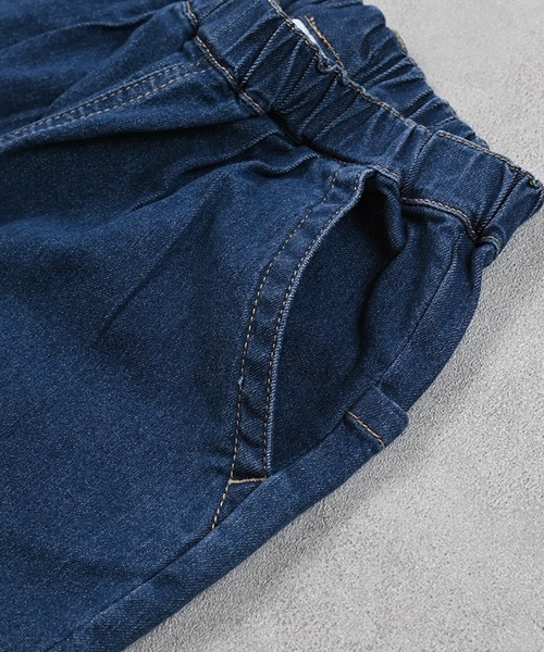 Life Support Products（ライフサポートプロダクツ）の「デニムタックロングパンツ（デニムパンツ・キッズ・ネイビー/ブルー・80/90/95/100/110/120/130/140/150）」の21枚目の写真