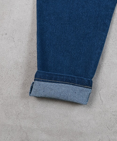 Life Support Products（ライフサポートプロダクツ）の「デニムタックロングパンツ（デニムパンツ・キッズ・ネイビー/ブルー・80/90/95/100/110/120/130/140/150）」の22枚目の写真