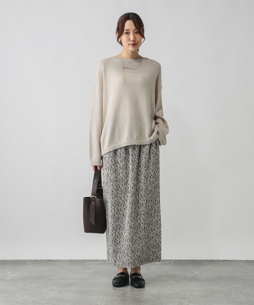 GLOBAL WORK(グローバルワーク)の「セルフカットプリーツナロースカート/579553(スカート・レディース・グレー系その他/スミクロ/オリーブ/ブラック/ライトグレー・SHORT/REGULAR)」の14枚目の写真